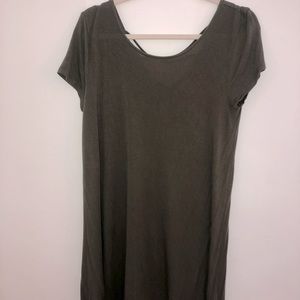 NWOT Mossimo Army Green T shirt Dres
